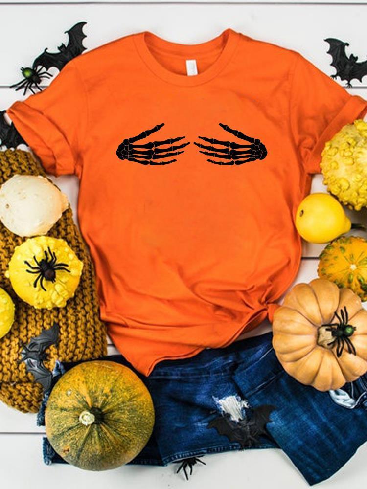 Halloween Thanksgiving Women's Graphics T-Shirt Clothes